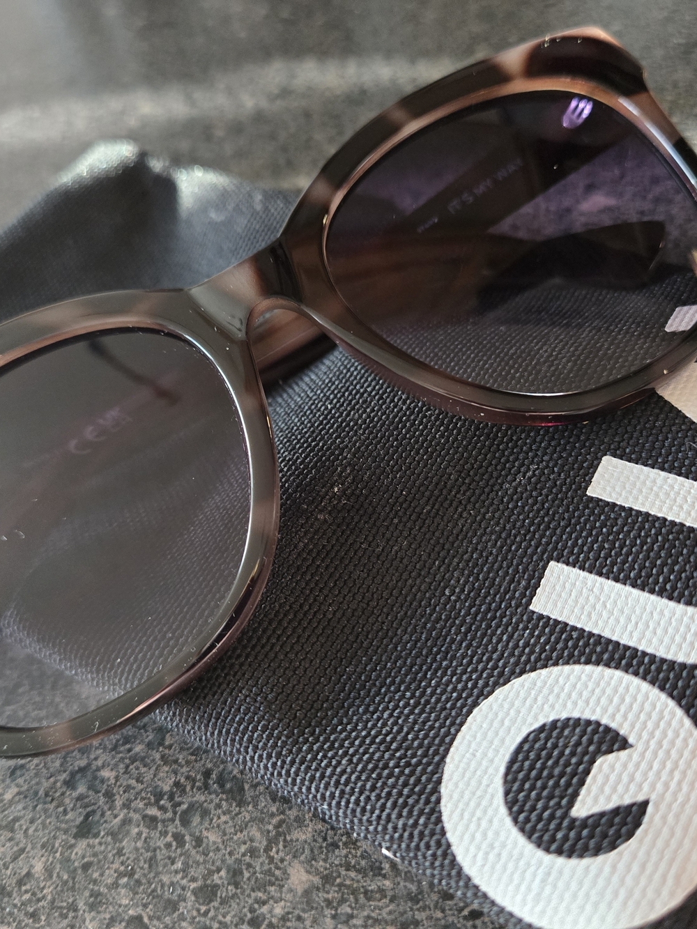 Quay Australia Tortoiseshell Frame Sunglasses in Brown Hues